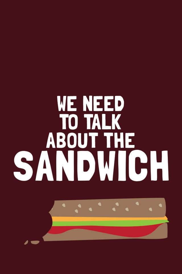 We Need To Talk About The Sandwich cover